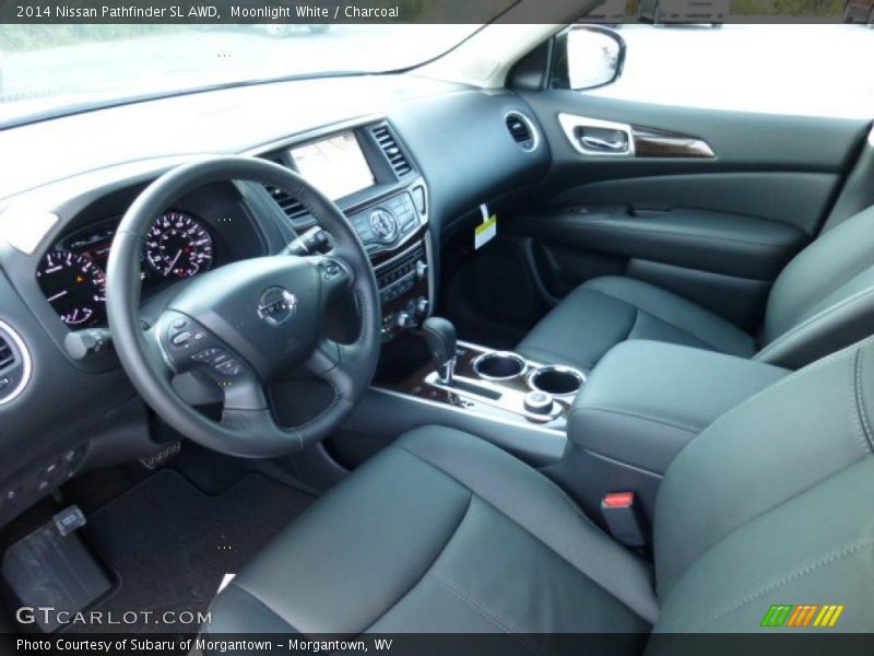 Moonlight White / Charcoal 2014 Nissan Pathfinder SL AWD