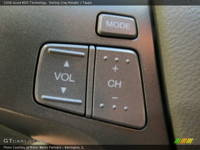 Sterling Gray Metallic / Taupe 2008 Acura MDX Technology