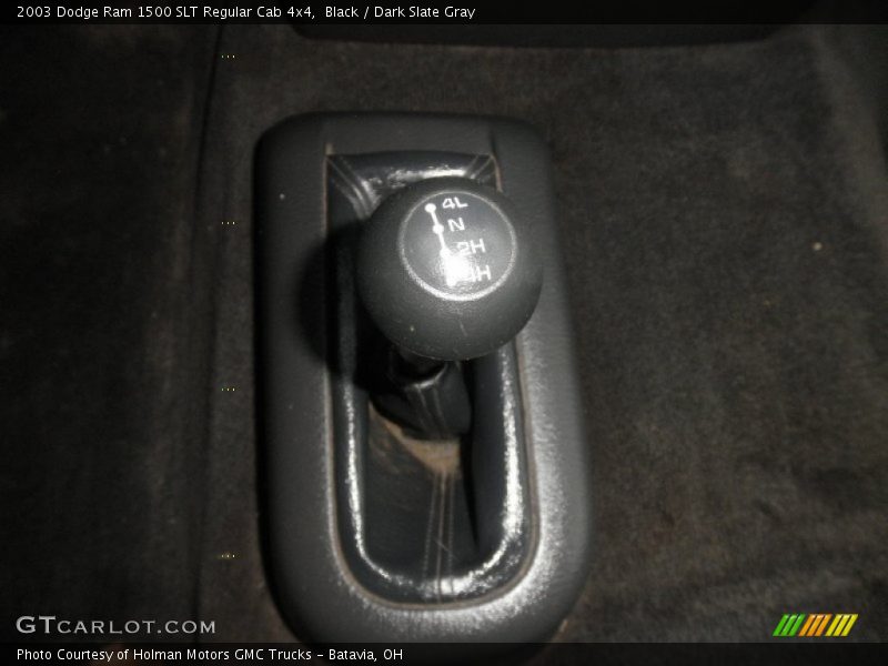 Black / Dark Slate Gray 2003 Dodge Ram 1500 SLT Regular Cab 4x4