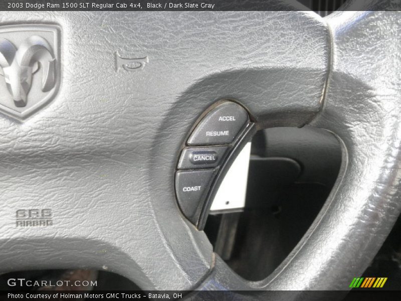 Black / Dark Slate Gray 2003 Dodge Ram 1500 SLT Regular Cab 4x4