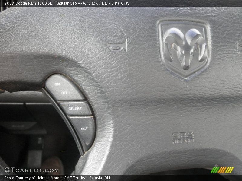 Black / Dark Slate Gray 2003 Dodge Ram 1500 SLT Regular Cab 4x4