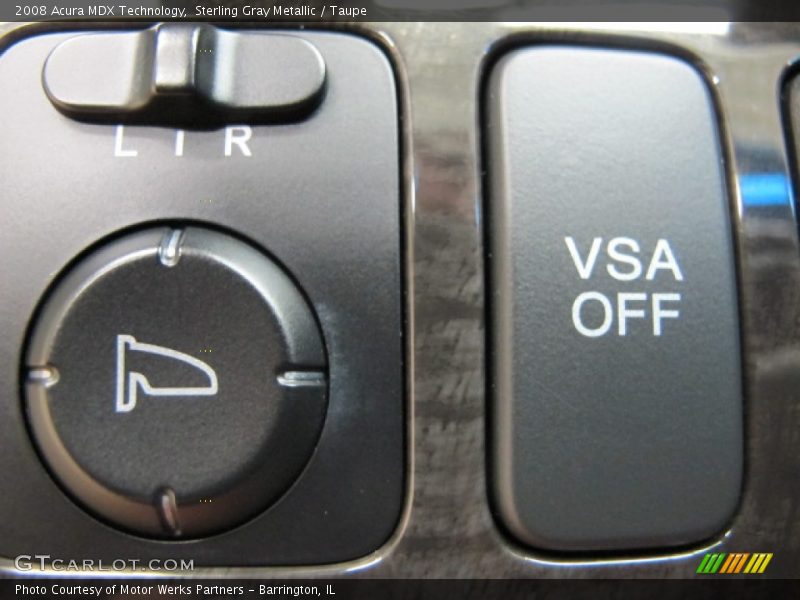 Sterling Gray Metallic / Taupe 2008 Acura MDX Technology