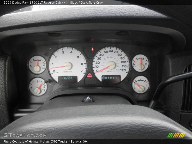  2003 Ram 1500 SLT Regular Cab 4x4 SLT Regular Cab 4x4 Gauges
