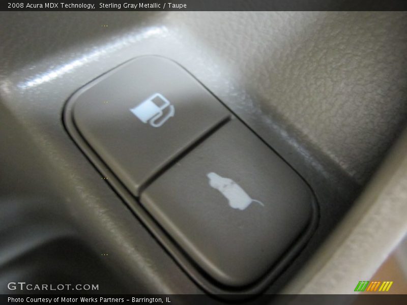 Sterling Gray Metallic / Taupe 2008 Acura MDX Technology