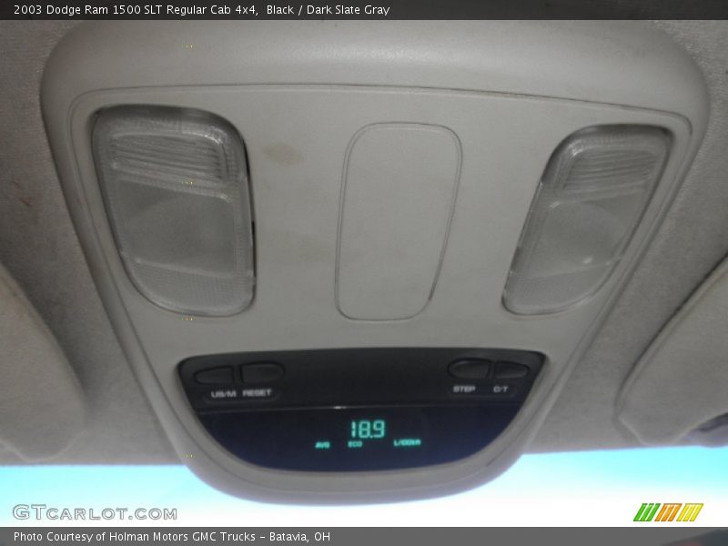 Black / Dark Slate Gray 2003 Dodge Ram 1500 SLT Regular Cab 4x4