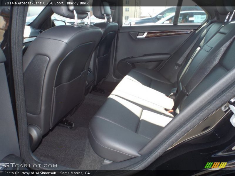 Black / Black 2014 Mercedes-Benz C 250 Sport
