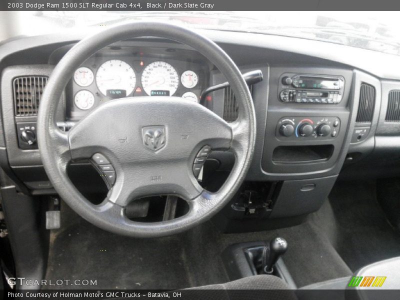 Black / Dark Slate Gray 2003 Dodge Ram 1500 SLT Regular Cab 4x4