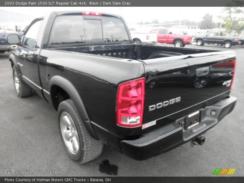 Black / Dark Slate Gray 2003 Dodge Ram 1500 SLT Regular Cab 4x4
