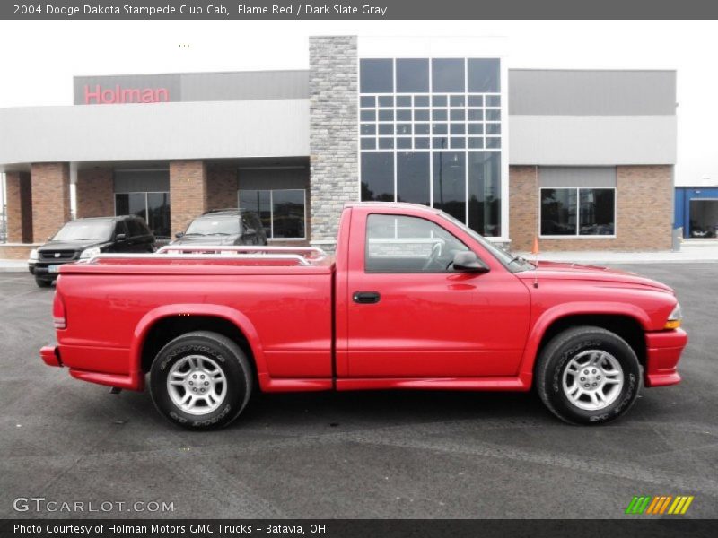 Flame Red / Dark Slate Gray 2004 Dodge Dakota Stampede Club Cab