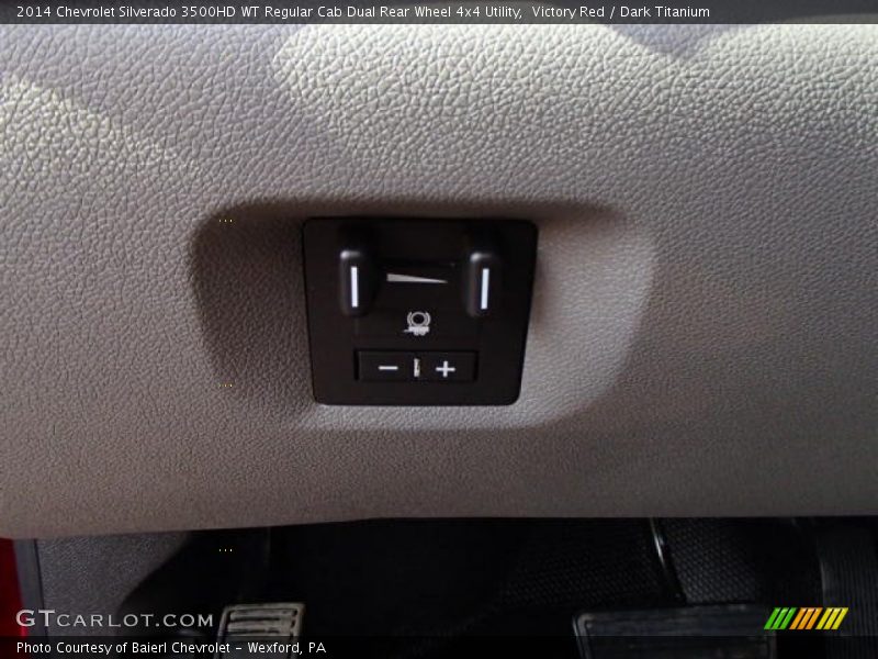 Victory Red / Dark Titanium 2014 Chevrolet Silverado 3500HD WT Regular Cab Dual Rear Wheel 4x4 Utility