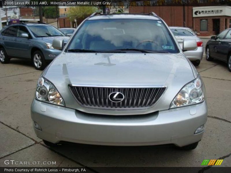 Millenium Silver Metallic / Light Gray 2006 Lexus RX 330 AWD