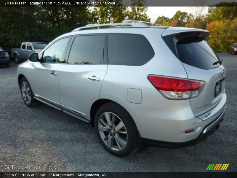 Brilliant Silver / Charcoal 2014 Nissan Pathfinder Platinum AWD