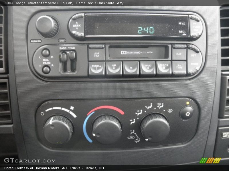 Flame Red / Dark Slate Gray 2004 Dodge Dakota Stampede Club Cab