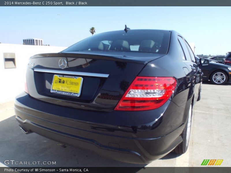 Black / Black 2014 Mercedes-Benz C 250 Sport