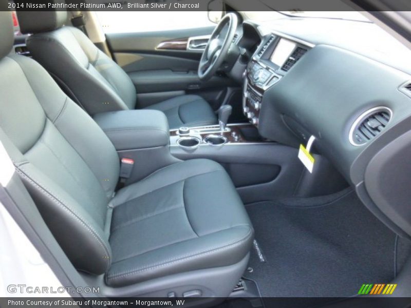 Brilliant Silver / Charcoal 2014 Nissan Pathfinder Platinum AWD