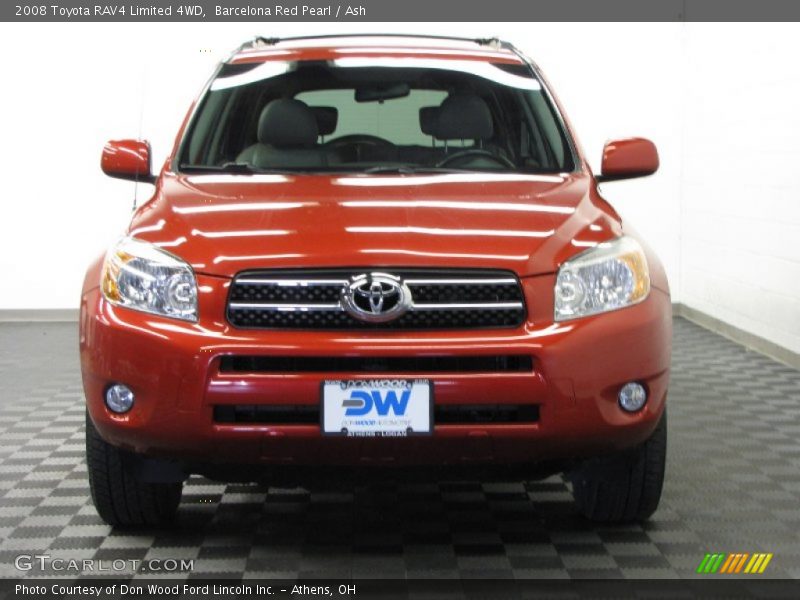 Barcelona Red Pearl / Ash 2008 Toyota RAV4 Limited 4WD