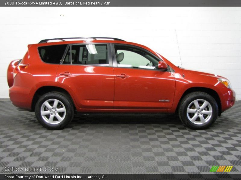 Barcelona Red Pearl / Ash 2008 Toyota RAV4 Limited 4WD
