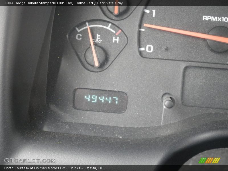 Flame Red / Dark Slate Gray 2004 Dodge Dakota Stampede Club Cab