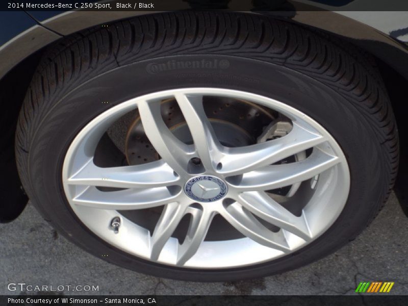 Black / Black 2014 Mercedes-Benz C 250 Sport