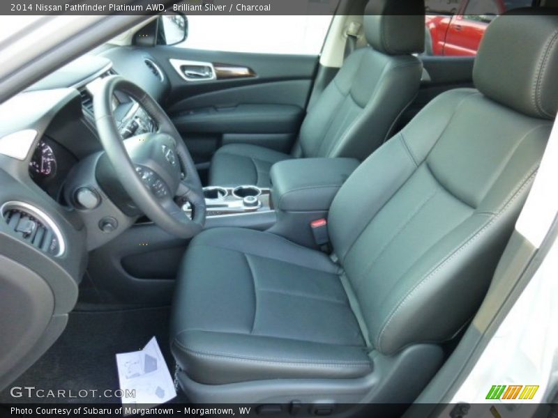 Brilliant Silver / Charcoal 2014 Nissan Pathfinder Platinum AWD