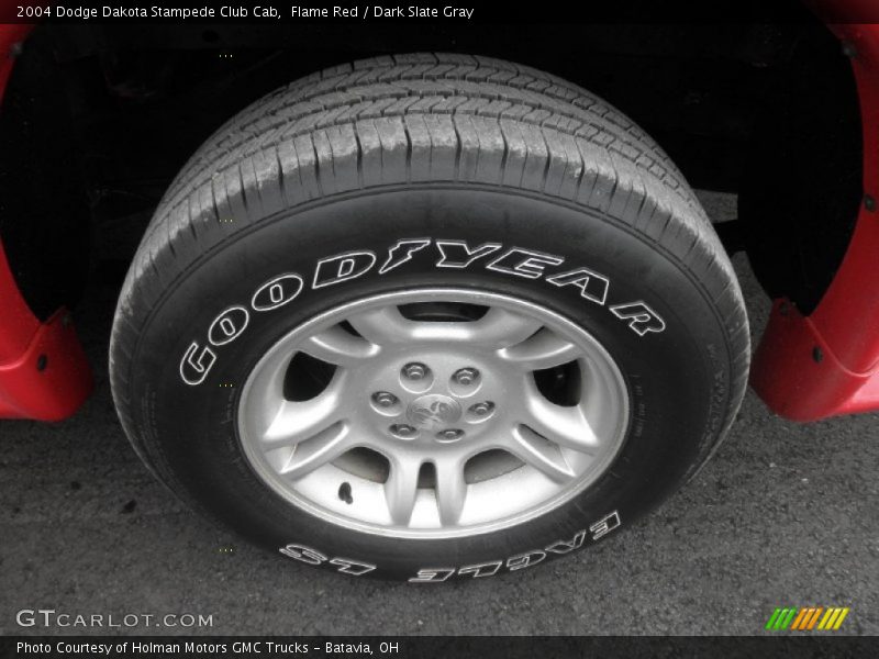 Flame Red / Dark Slate Gray 2004 Dodge Dakota Stampede Club Cab