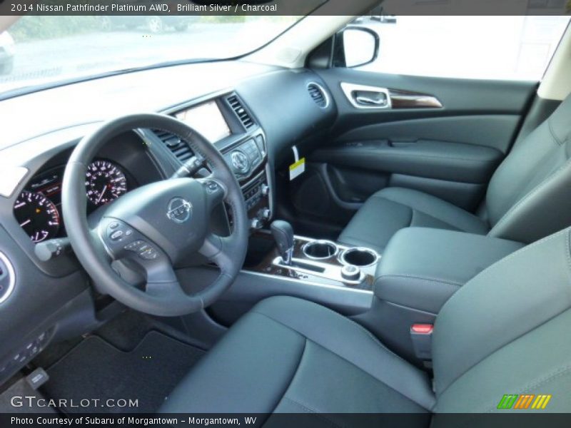 Brilliant Silver / Charcoal 2014 Nissan Pathfinder Platinum AWD