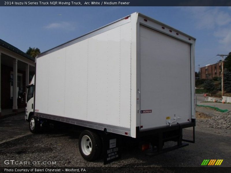 Arc White / Medium Pewter 2014 Isuzu N Series Truck NQR Moving Truck