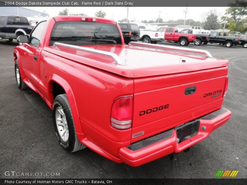 Flame Red / Dark Slate Gray 2004 Dodge Dakota Stampede Club Cab