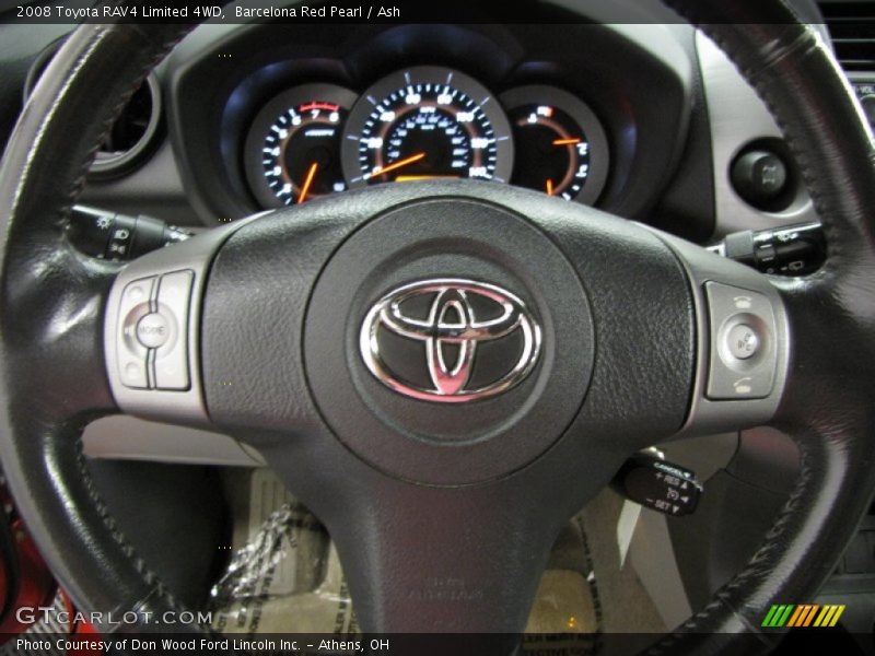 Barcelona Red Pearl / Ash 2008 Toyota RAV4 Limited 4WD