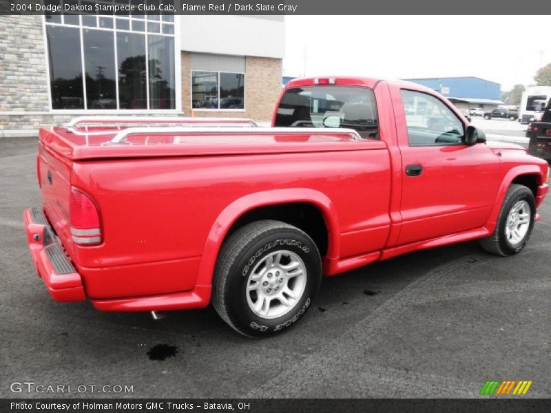Flame Red / Dark Slate Gray 2004 Dodge Dakota Stampede Club Cab