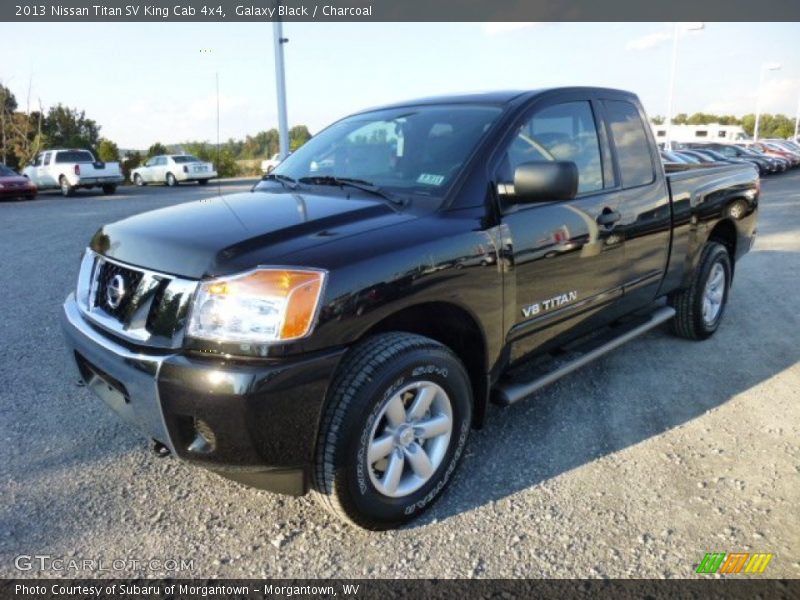 Galaxy Black / Charcoal 2013 Nissan Titan SV King Cab 4x4