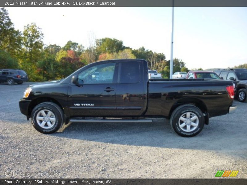 Galaxy Black / Charcoal 2013 Nissan Titan SV King Cab 4x4