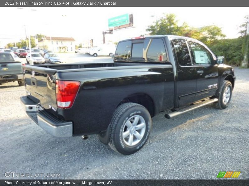Galaxy Black / Charcoal 2013 Nissan Titan SV King Cab 4x4