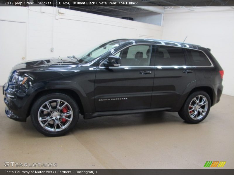 Brilliant Black Crystal Pearl / SRT Black 2012 Jeep Grand Cherokee SRT8 4x4
