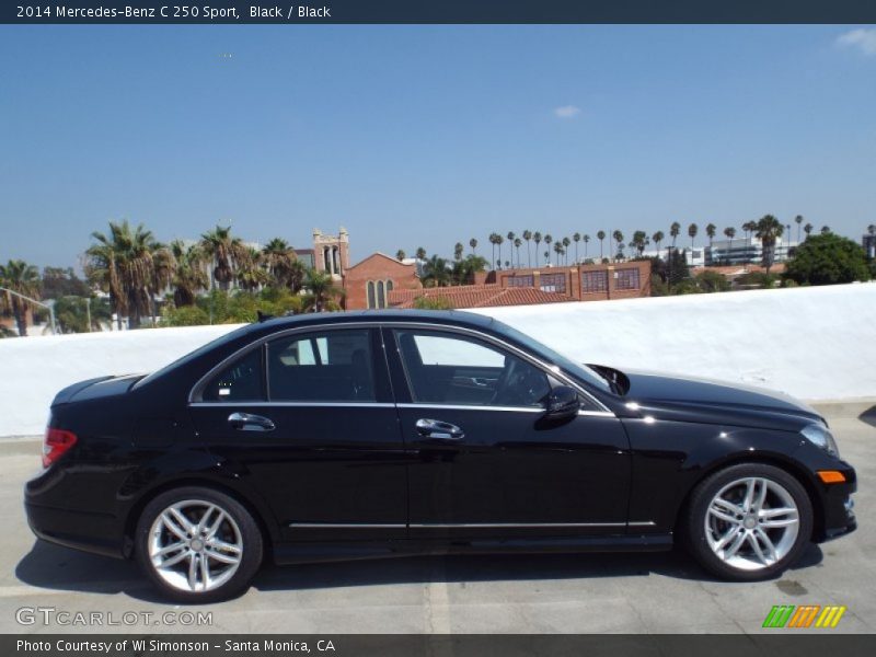 Black / Black 2014 Mercedes-Benz C 250 Sport