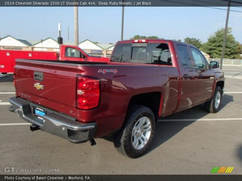 Deep Ruby Metallic / Jet Black 2014 Chevrolet Silverado 1500 LT Double Cab 4x4