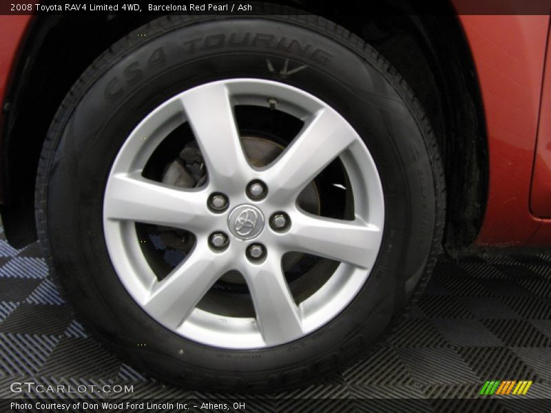 Barcelona Red Pearl / Ash 2008 Toyota RAV4 Limited 4WD