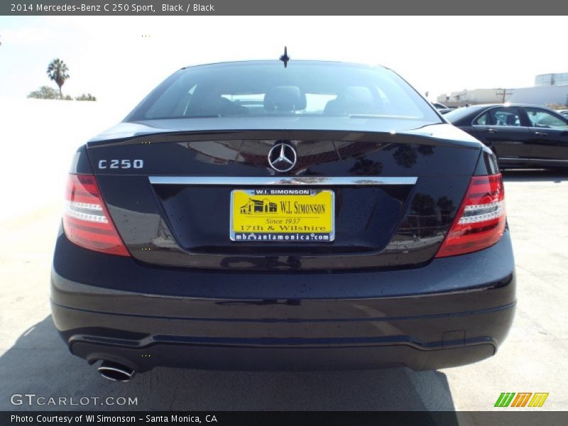 Black / Black 2014 Mercedes-Benz C 250 Sport