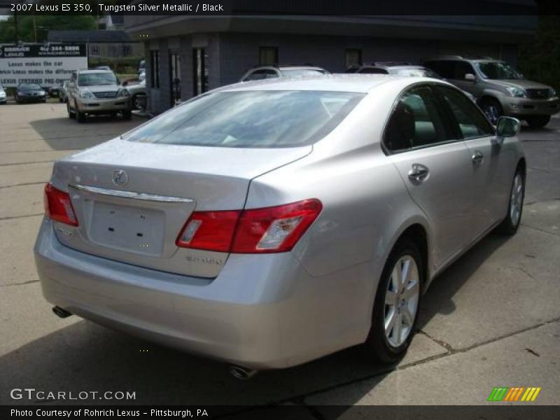 Tungsten Silver Metallic / Black 2007 Lexus ES 350