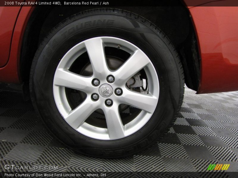 Barcelona Red Pearl / Ash 2008 Toyota RAV4 Limited 4WD