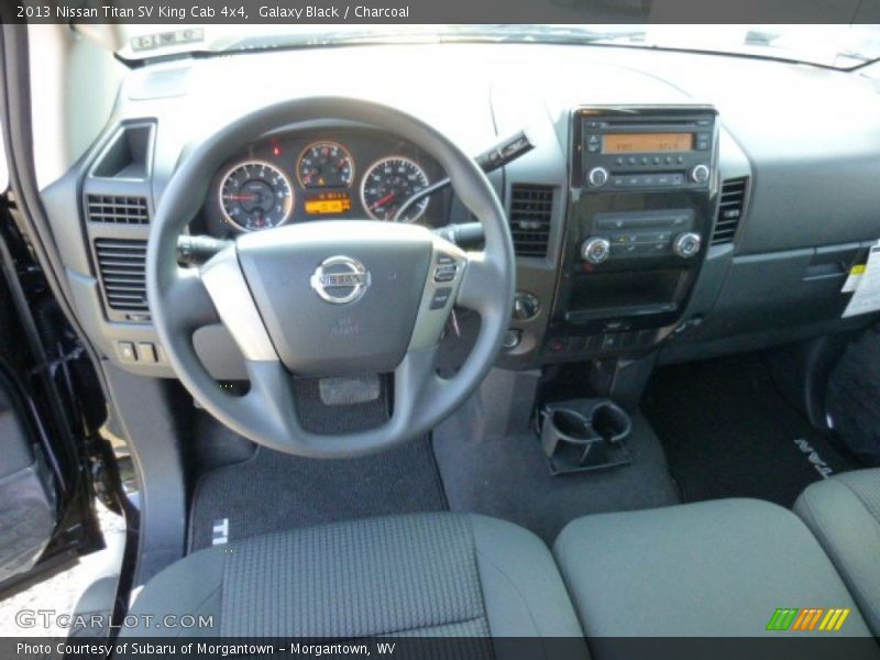 Galaxy Black / Charcoal 2013 Nissan Titan SV King Cab 4x4
