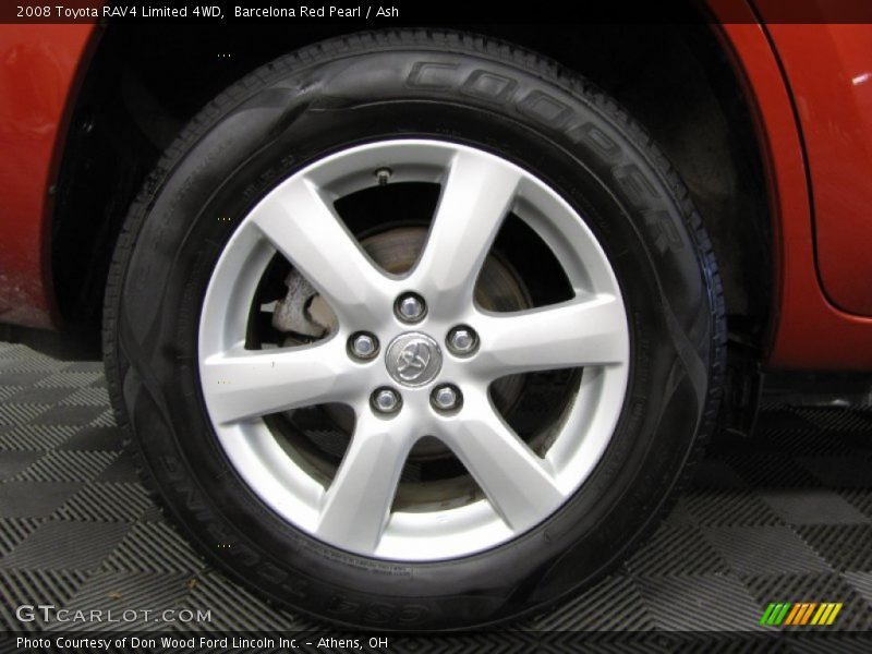 Barcelona Red Pearl / Ash 2008 Toyota RAV4 Limited 4WD