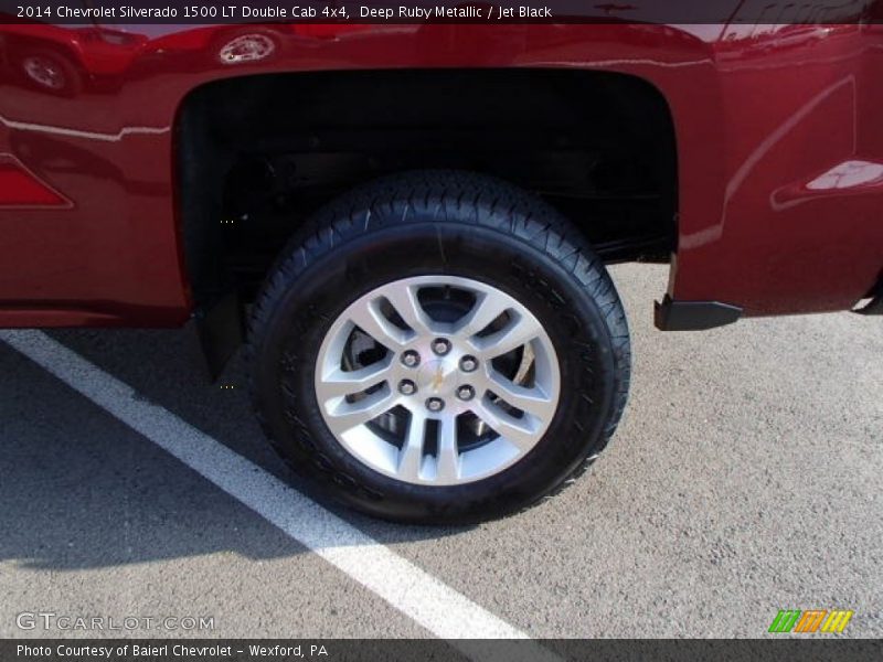 Deep Ruby Metallic / Jet Black 2014 Chevrolet Silverado 1500 LT Double Cab 4x4