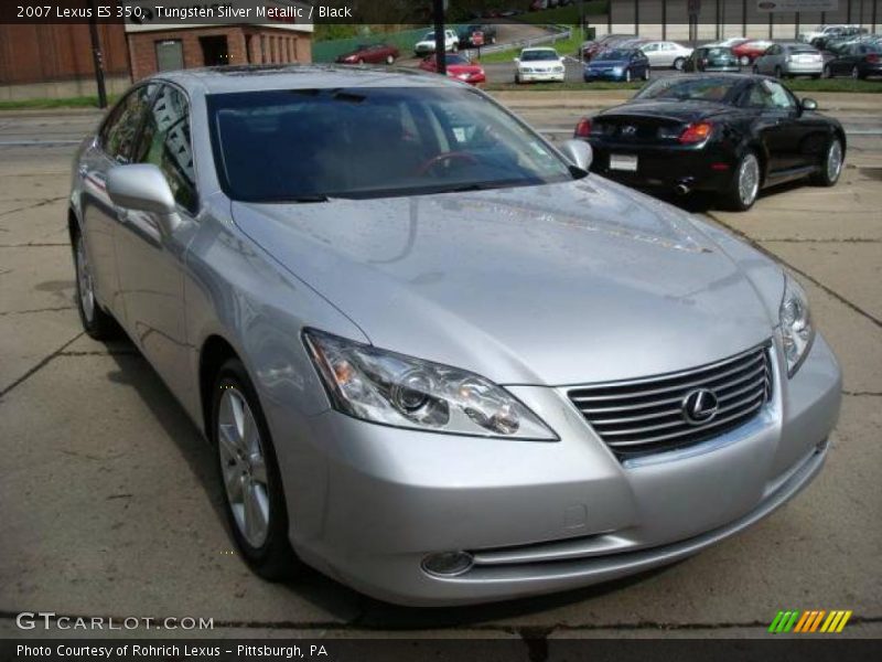 Tungsten Silver Metallic / Black 2007 Lexus ES 350