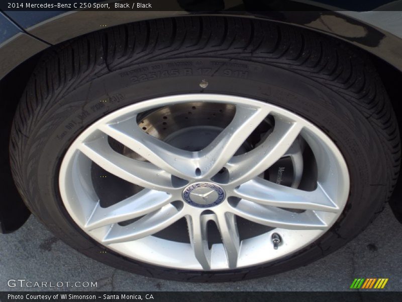 Black / Black 2014 Mercedes-Benz C 250 Sport