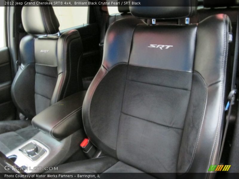 Front Seat of 2012 Grand Cherokee SRT8 4x4