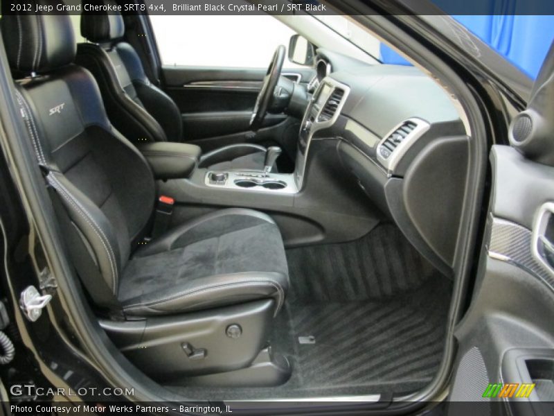 Front Seat of 2012 Grand Cherokee SRT8 4x4