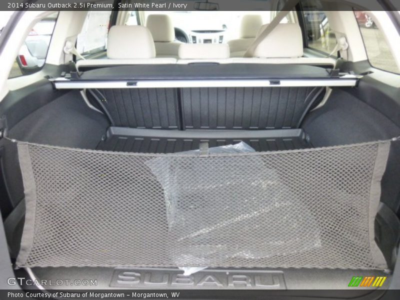 Satin White Pearl / Ivory 2014 Subaru Outback 2.5i Premium
