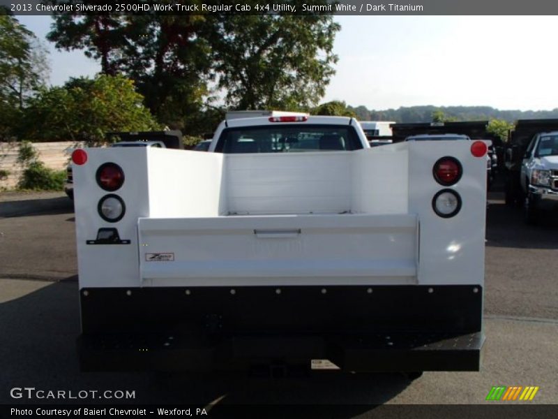 Summit White / Dark Titanium 2013 Chevrolet Silverado 2500HD Work Truck Regular Cab 4x4 Utility