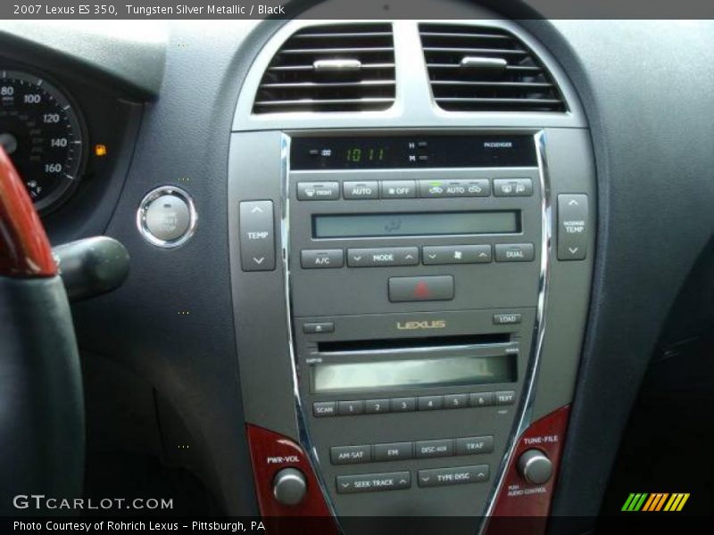 Tungsten Silver Metallic / Black 2007 Lexus ES 350